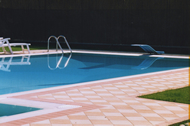 PIscina interrata con trampolino