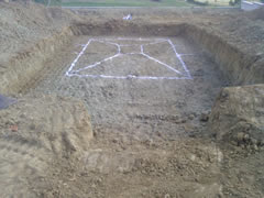 Sbancamento area circostante