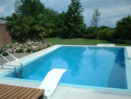 Piscina depurata mediante elettrolisi del sale